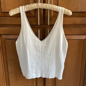 Ribbed Crop Tank Top